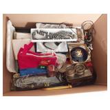 Box of Costume Jewelry and Misc Box of Costume Jewelry and Misc