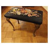 Small Vanity Bench w/ Cast Iron Legs Small Vanity Bench w/ Cast Iron Legs