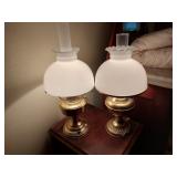 (2) Brass Lamps (2) Brass Lamps