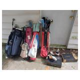 5 Golf Bags w/ Clubs inc Womens Clubs 5 Golf Bags w/ Clubs inc Womens Clubs