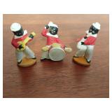 Black Americana Jazz Band Porcelain Figures Black Americana Jazz Band Porcelain Figures