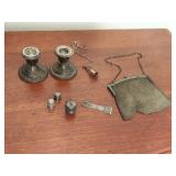 Sterling Silver Lot w/ 14 Gold? Thimble Sterling Silver Lot w/ 14 Gold? Thimble