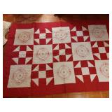 Red and White Quilt Red and White Quilt