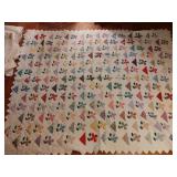Handsewn Floral Quilt Handsewn Floral Quilt