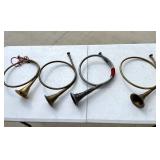 (4) Decorative Circular Horns (4) Decorative Circular Horns