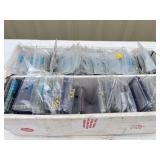 Box of Single Card Holders, Hard Cases, Sleeves... Box of Single Card Holders, Hard Cases, Sleeves...
