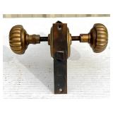 Victorian Brass Door Knob and Assembly Victorian Brass Door Knob and Assembly