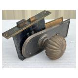 Victorian Brass Door Knob and Assembly Victorian Brass Door Knob and Assembly