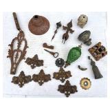 Assorted Metal Decorative Pieces Assorted Metal Decorative Pieces