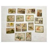 Over A Dozen Diminutive Prayer Cards Over A Dozen Diminutive Prayer Cards