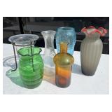 Colorful Glassware Lot Colorful Glassware Lot