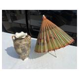 Royal Nippon Vase & Parasol Royal Nippon Vase & Parasol