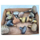 Assorted Door Knobs, Brass, Etc Assorted Door Knobs, Brass, Etc