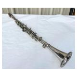 Chrome Metal Clarinet by G Valette Paris France Chrome Metal Clarinet by G Valette Paris France