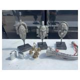 Tribal Style Figure Heads & Bells Tribal Style Figure Heads & Bells