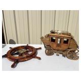 Stage Coach & Ship Wheel Stage Coach & Ship Wheel
