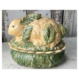 Rabbit Ceramic Lidded Casserole Dish Rabbit Ceramic Lidded Casserole Dish