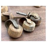 Wooden Caster Lot 120+/- Wooden Caster Lot 120+/-