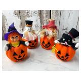 4 Jack O Lantern Fall Decor Pieces 4 Jack O Lantern Fall Decor Pieces