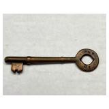 PRR 31 Brass Pennsylvania Railroad Key PRR 31 Brass Pennsylvania Railroad Key