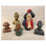 Mixed Lot Head Busts