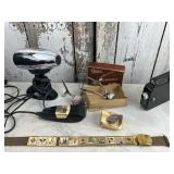 Vintage Lot, Razors, Hair Dryer, 8mm Film Camera