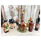 Liquor Decanters, Bottles, Stein
