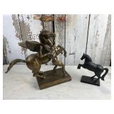 Horse Sculptures Perseus & Pegaus, Iron Bank