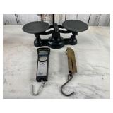 (3) Vintage Scales, Brass Chatillion Balance No. 2