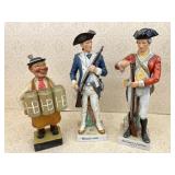 Ceramic Colonial Soldiers, German Beer Man