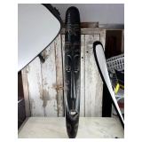 Carved & PaWooden Tribal Mask 5 Feet Tall