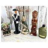 Various Liquor Decanters, Canteen, Chief
