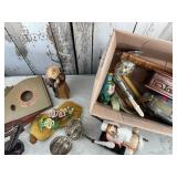 Assorted Items Box, Music, Decorative, Wood