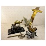 Decorative Metal, Birds, Bull Matador, Camel