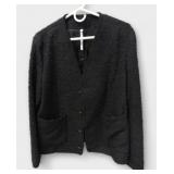 Noirer Black Jacket Size 50