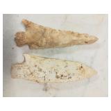 (2) Etley 4 1/2' Greene Co IL Arrowheads