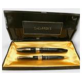 Sheaffer's White Dot Pen & Pencil Set 14K Pen