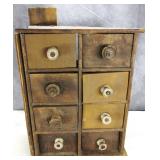 Primitive Farm Hand Made Spice Cabinet