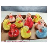 (11) Knickerbocker Plastic Carnival Ducks