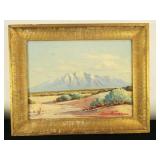 Louis Heinzman (1905-82)'First Snow in the Desert'