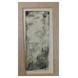 Abstract Sailboats Etching Artist Proof 50