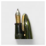 WA Sheaffer Pen White Dot Forest Green Fountain