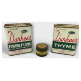 Durkee's Pumpkin Pie, Thyme and Small Tin