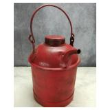 Vintage Red Painted Gas Can