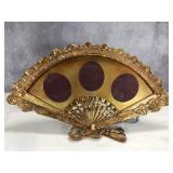 Antique Brass Photo Frame Fan Shape