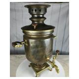 Antique Russian Brass Samovar 19th Century