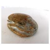 Egyptian Soapstone Scarab Paperweight