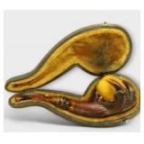 Vintage Bird's Claw Pipe With Case