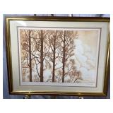 Richard Volpe Etching Artist Proof "Autumn Cloud