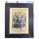 Antique Photo Kansas City Amateur Basketball 1908